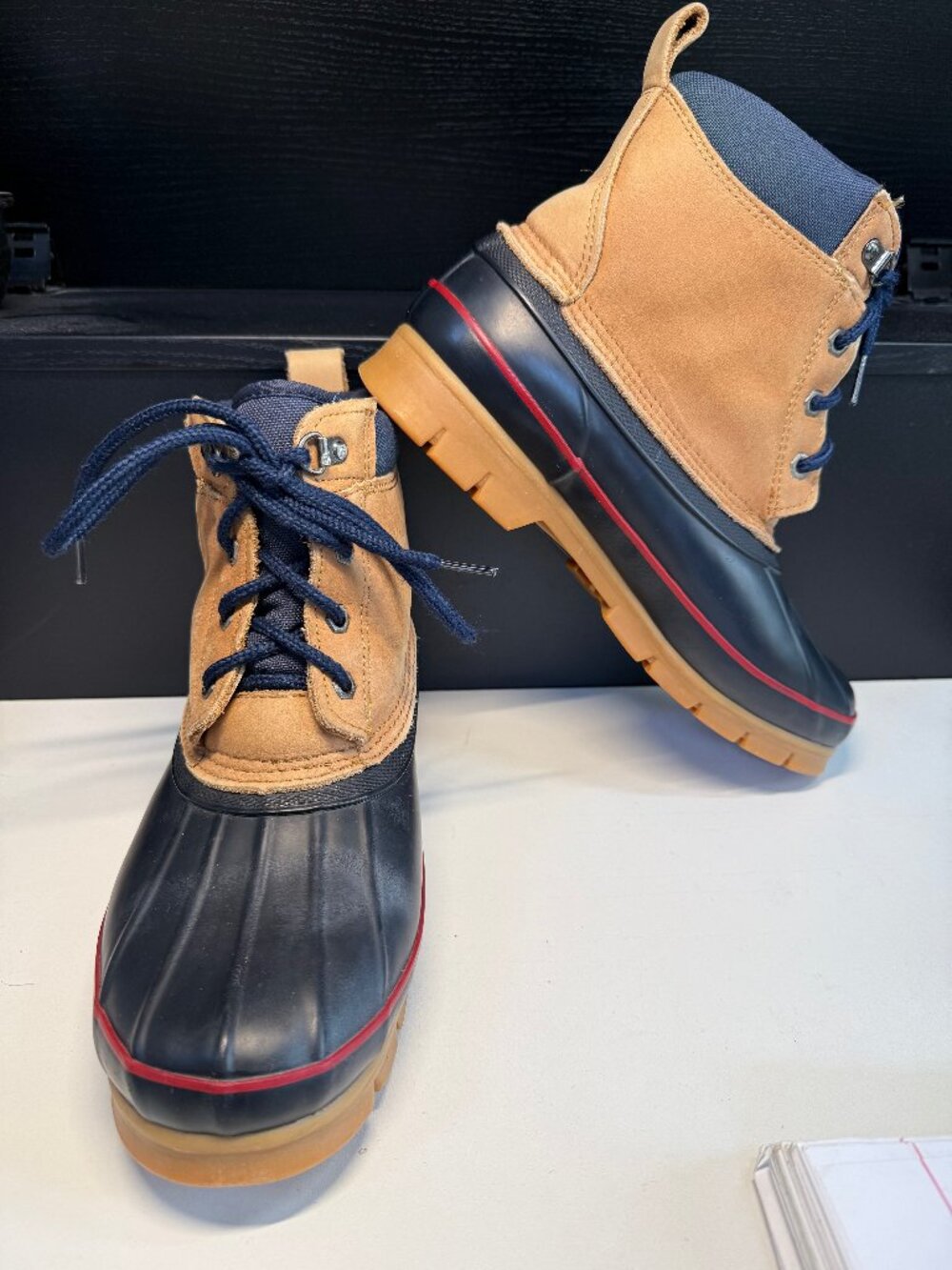 Lands End Mens Waterproof Thinsulate Duck Boots Size 9M